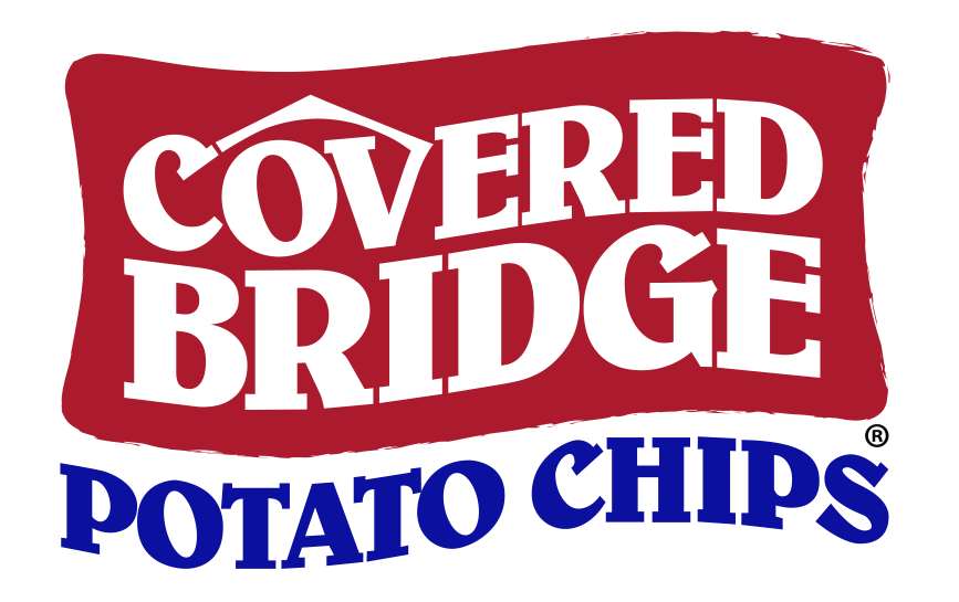 Covered Bridge Chips New Brunswick, Canada food manufacturer company logo 